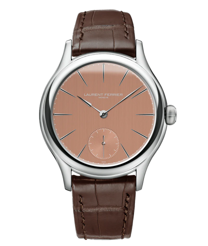 Laurent Ferrier - Classic Micro-Rotor Autumn - 40 MM - White Gold - Autumn Dial - Brown Leather Strap - LCF004.G1.RG1
