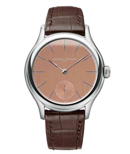Laurent Ferrier - Classic Micro-Rotor Autumn - 40 MM - White Gold - Autumn Dial - Brown Leather Strap - LCF004.G1.RG1