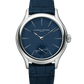 Laurent Ferrier - Classic Micro-Rotor Blue - 40 MM - White Gold - Blue Dial - Blue Leather Strap - LCF004.G1.CG2