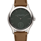 Laurent Ferrier - Classic Micro-Rotor Evergreen - 40 MM - White Gold - Deep Green Dial - Brown Leather Strap - LCF004.G1.VG1