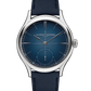 Laurent Ferrier - Classic Origin Blue - 40 MM - Titanium - Gradient Blue Opaline Dial - Dark Blue Leather Strap - LCF036.T1.CG