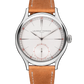 Laurent Ferrier - Classic Origin White - 40 MM - Titanium - Silvery-White Opaline Dial - Light Brown Leather Strap - LCF036.T1.G1G