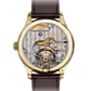 Laurent Ferrier - Classic Tourbillon White Enamel Grand Feu - 41 MM - Yellow Gold - White Enamel Dial - Dark Brown Leather Strap - LCF001.02.J1.E10