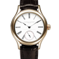Laurent Ferrier - Classic Tourbillon White Enamel Grand Feu - 41 MM - Red Gold - White Enamel Dial - Dark Brown Leather Strap - LCF001.02.R5.E10