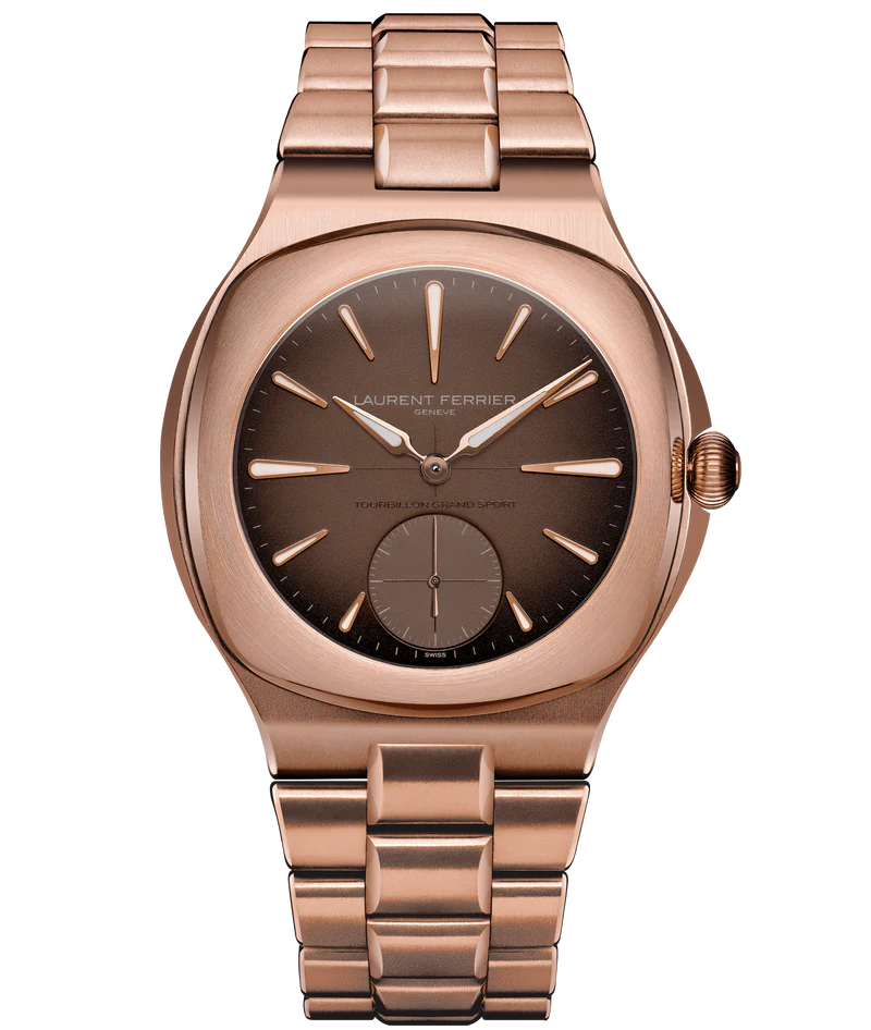 Laurent Ferrier - Grand Sport Tourbillon Golden Brown - 44 MM - Red Gold - Gradient Brown Opaline Dial - Red Gold Bracelet - LCF044.R5.B1RC1