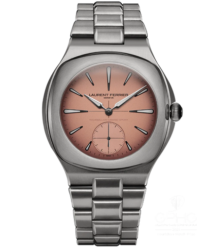 Laurent Ferrier - Grand Sport Tourbillon Pursuit - 44 MM - Titanium - Salmon Dial - Titanium Bracelet - LCF044.02.T1.RN1