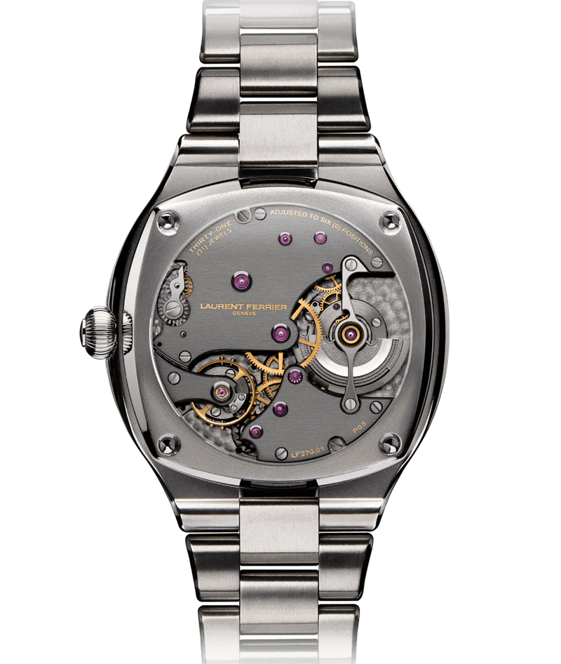 Laurent Ferrier - Sport Auto Blue - 41.5 MM - Titanium - Opaline Blue Dial - Titanium Bracelet - LCF040.T1.C1GC5