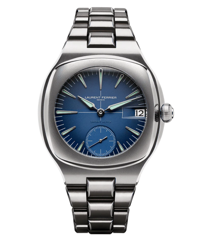 Laurent Ferrier - Sport Auto Blue - 41.5 MM - Titanium - Opaline Blue Dial - Titanium Bracelet - LCF040.T1.C1GC5