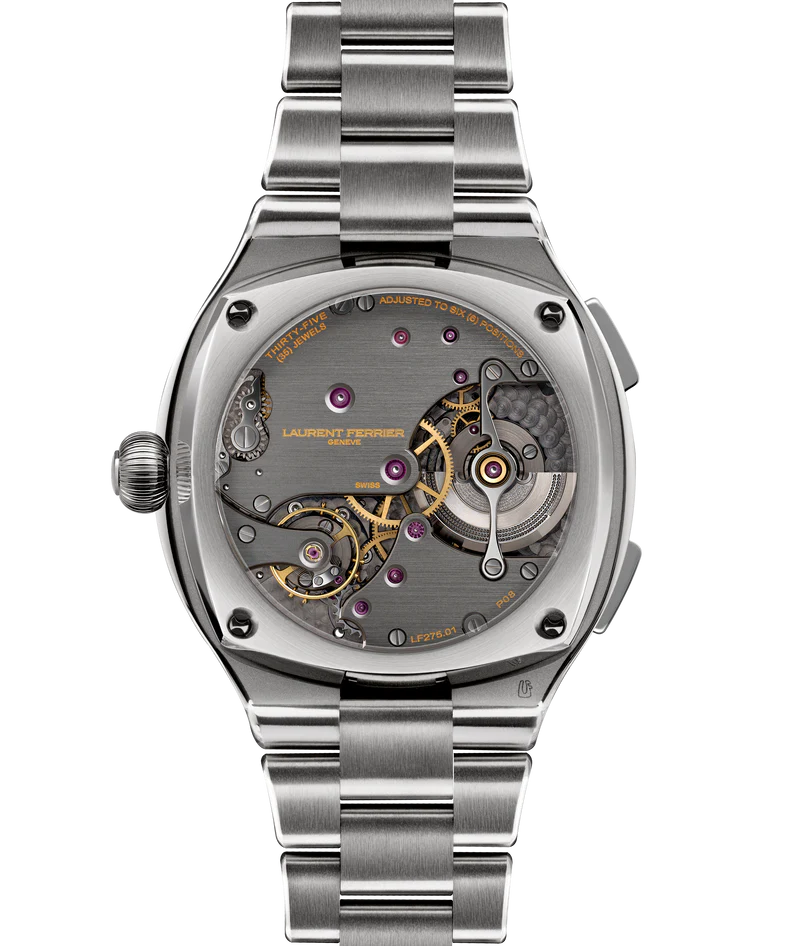 Laurent Ferrier - Sport Traveller Slate Gray - 42 MM - Titanium - Anthracite Opaline Gray Dial - Titanium Bracelet - LCF045.T1.NG1C7
