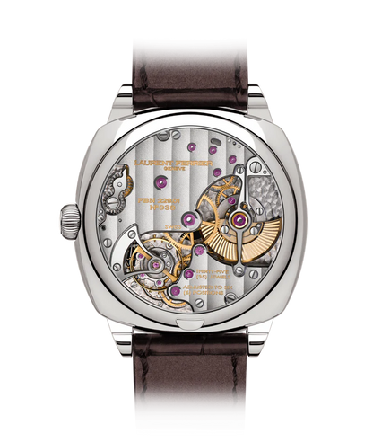 Laurent Ferrier - Square Micro-Rotor Autumn - 41 MM - White Gold - Autumn Dial - Brown Leather Strap - LCF013.G1.RG1