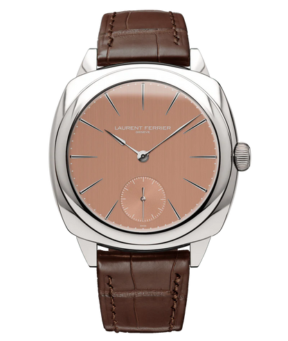 Laurent Ferrier - Square Micro-Rotor Autumn - 41 MM - White Gold - Autumn Dial - Brown Leather Strap - LCF013.G1.RG1