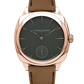 Laurent Ferrier - Square Micro-Rotor Evergreen - 41 MM - Red Gold - Deep Green Dial - Brown Leather Strap - LCF013.R5.VR1