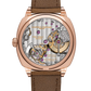 Laurent Ferrier - Square Micro-Rotor Evergreen - 41 MM - Red Gold - Deep Green Dial - Brown Leather Strap - LCF013.R5.VR1