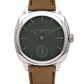 Laurent Ferrier - Square Micro-Rotor Evergreen - 41 MM - White Gold - Deep Green Dial - Brown Leather Strap - LCF013.G1.VG1