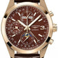 Longines Conquest Classic Moonphase - 42 MM - Rose Gold - Brown Dial - Leather Strap - L2.798.8.62.3