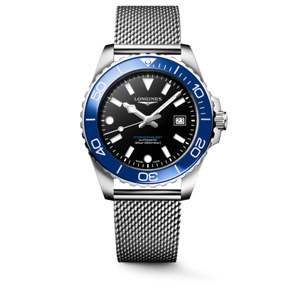 Longiness Hydroconquest - Stainless Steel - 42 MM - Black Dial - L3.788.4.90.6