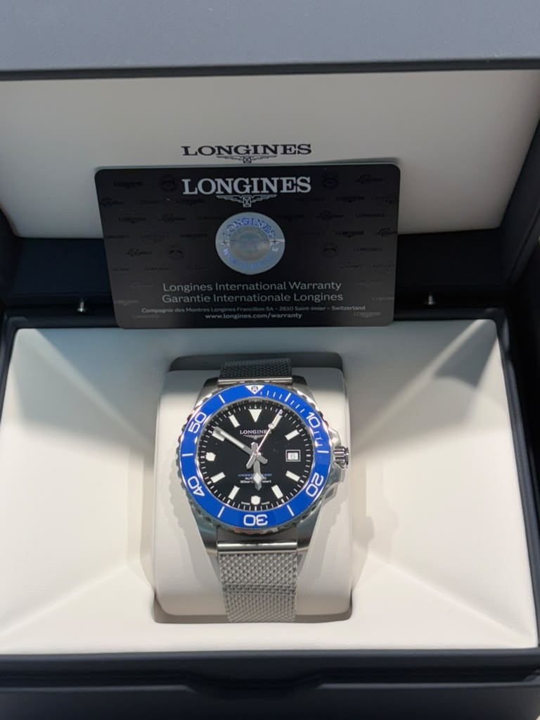 Longiness Hydroconquest - Stainless Steel - 42 MM - Black Dial - L3.788.4.90.6