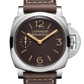 Panerai Luminor Stainless Steel 44 MM - Dark Brown Calfskin Leather Strap - Brown Tobacco Dial - PAM01731