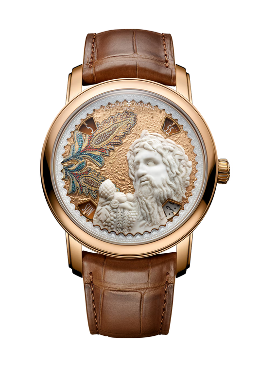 Vacheron Constantin Métiers D' Art Tribute To Great Civilizations - Pink Gold - 42 MM - Brown Leather Strap - Tibre De L'lseum Campense Dial - 7620A/000R-H079