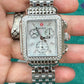 Michele - Deco - 35 MM - Stainless Steel - Diamond Bezel - White Dial - MWW06A000775