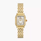 Michele Deco Madison Mini - 24 MM - Stainless Steel, 18k Gold Plated - Diamond Bezel - Silver Roman Diamond Dial - MWW06D000173