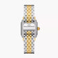 Michele Deco Madison Mid Two-Tone - 31 MM - Stainless Steel, 18k Gold Plated - Black Roman Diamond Dial - MWW06G000045