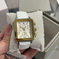 Michele Deco Sport Chronograph - 36 MM - Stainless Steel, 18k Gold Plated - Silver Dial - MWW06K000069