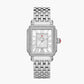 Michele Deco Madison - 35 MM - Stainless Steel - Diamond Bezel - Silver Roman Diamond Dial - MWW06T000163