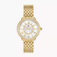 Michele Serein Mid - 36 MM - Stainless Steel, 18k Gold Plated - Diamond Bezel - Silver Roman Diamond Dial - MWW21B000161