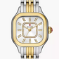 Michele Meggie Two Tone - 29 MM - Stainless Steel - White Diamond Dial - MWW33B001SET