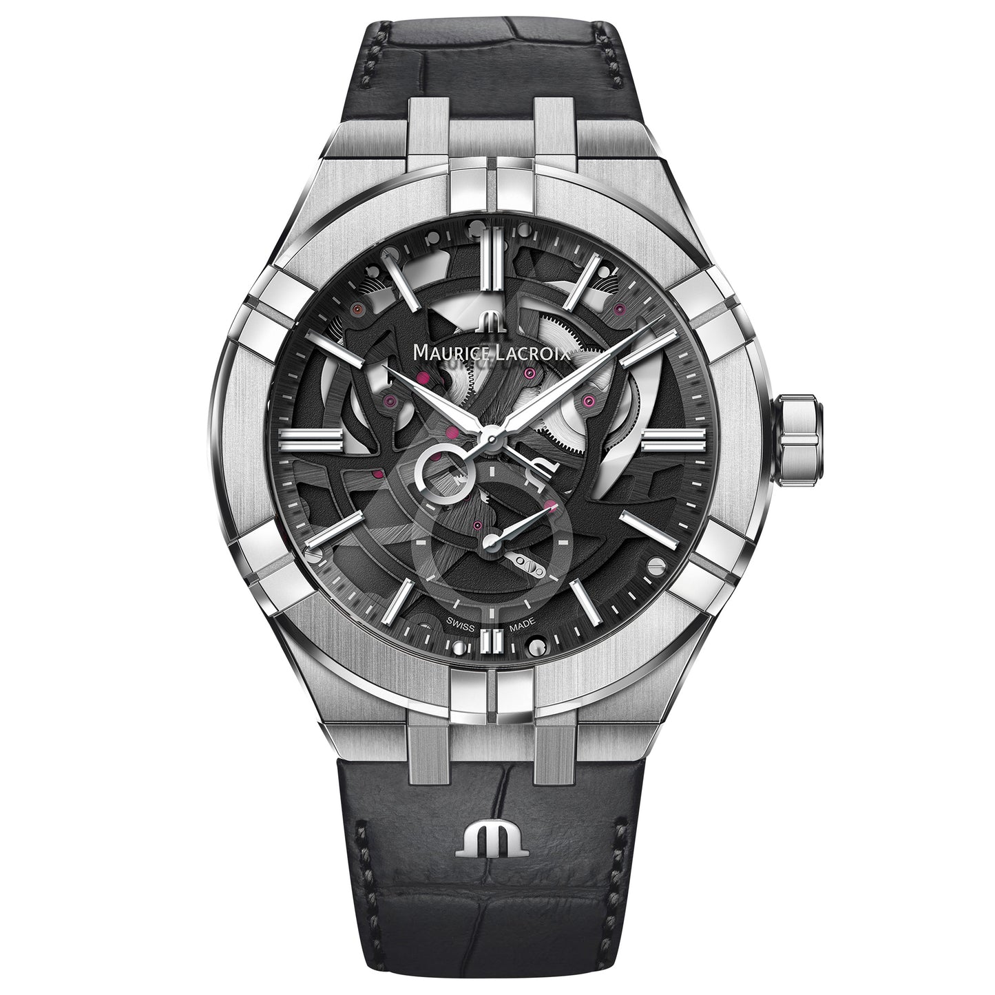 Maurice Lacroix - Aikon - 44 MM - Stainless Steel - Black Skeleton Dial - A16088