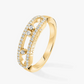 Messika Yellow Gold Diamond Pavé Ring Baby Move - 4683