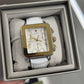 Michele Deco Sport Chronograph - 36 MM - Stainless Steel, 18k Gold Plated - Silver Dial - MWW06K000069