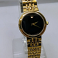 Movado Museum - Ladies Watch - Yellow Gold and Stainless Steel - 29 MM - Black Dial - 88.E4.1845