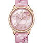Vacheron Constantin Égérie Moon Phase Pink Gold 37 MM - Pink Leather Strap - Diamond Bezel - Pink Mother-Of-Pearl Diamond Dial - 8005F/000R-H157
