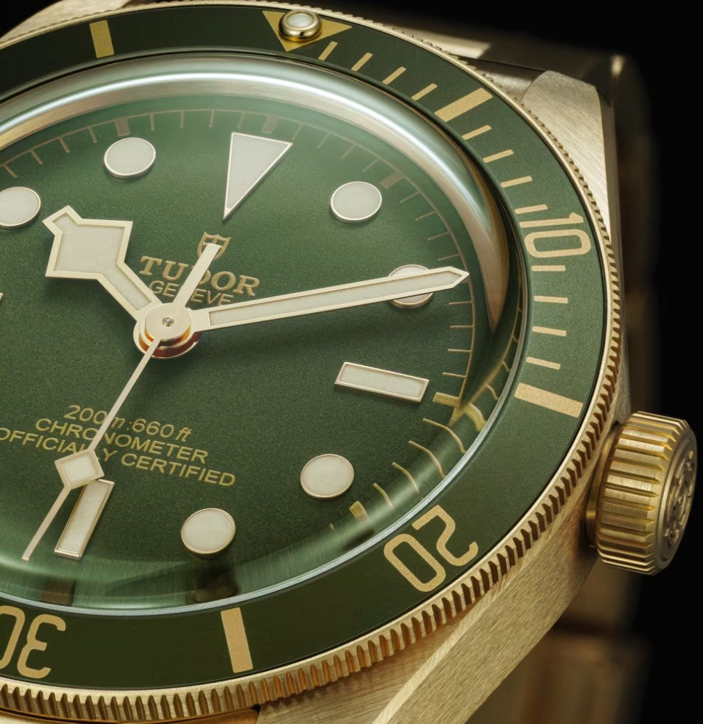 Tudor Black Bay 58 - 39 MM - Yellow Gold - Green Dial - M79018V-0006