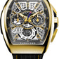 Franck Muller Vanguard Grand Date Chronograph - 44 MM - 18k Yellow Gold - Perlage Dial - V 45 CC GD SQT RCG 1000 COLORADO (NR)