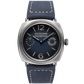 Panerai Radiomir Stainless Steel 45 MM - Dark Blue Alligator Strap - Blue Dial - PAM01348