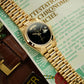 Rolex Day-Date - 36 MM - Yellow Gold - Smooth Bezel - Black Dial - 18208 SB