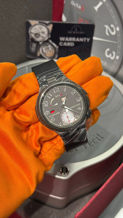 F.P. Journe Octa Sport Automatique Réserve Titanium 42 MM - Black Rubber Strap - Grey Dial - Octa Sport Automatique Réserve Titanium