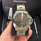 Panerai Luminor 1950 Marina Titanium 44 MM - Stainless Steel Bracelet - Brown Dial - PAM00352