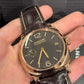 Panerai Radiomir 1940 47 MM - Rose Gold - Brown Alligator Strap - Brown Dial - PAM00515