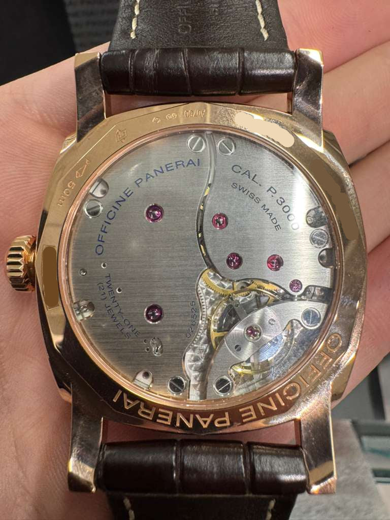 Panerai Radiomir 1940 47 MM - Rose Gold - Brown Alligator Strap - Brown Dial - PAM00515