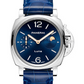 Panerai Luminor Due Stainless Steel 38 MM - Blue Alligator Strap - Blue Sun-Brushed Dial - PAM01179