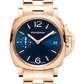 Panerai Luminor Due Polished Goldtech 38 MM - Goldtech Bracelet - Blue Sun-Brushed Dial - PAM01182