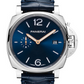 Panerai Luminor Due Stainless Steel 42 MM - Blue Alligator Strap - Blue Sun-Brushed Dial - PAM01274