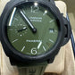 Panerai Luminor Quaranta Carbotech 40 MM - Green Rubber Strap - Green Dial - PAM01526