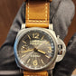 Panerai Luminor 8 Giorni Brunito Steel 44 MM - Brown Calfskin Leather Strap - Anthracite Dial - PAM01733