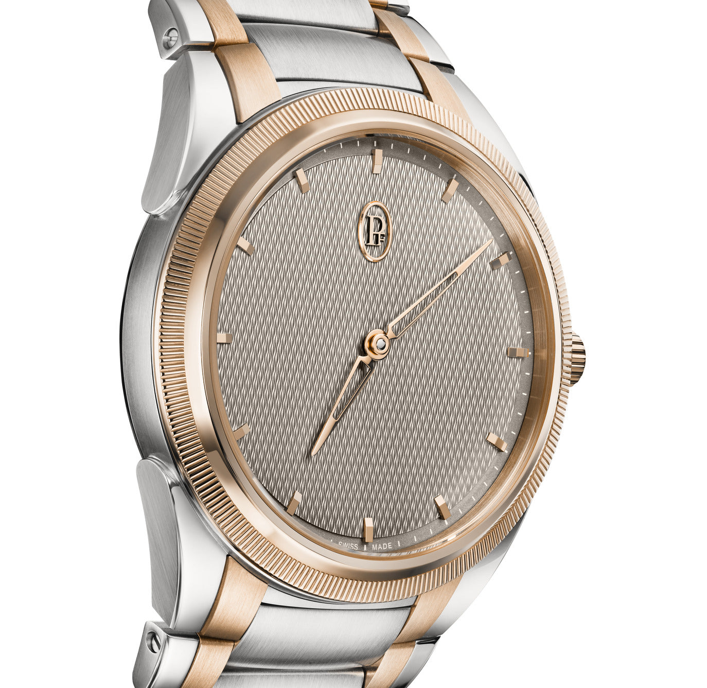 Parmigiani Fleurier Tonda PF Automatic - 36 MM - Steel & Rose Gold - Grey Dial - PFC804-1020003-100182-EN