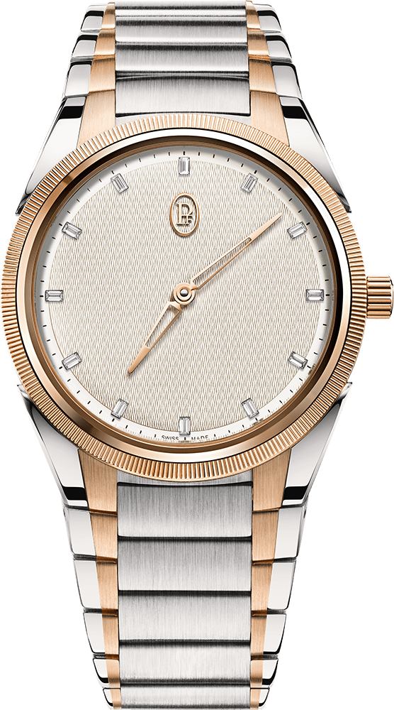 Parmigiani Fleurier Tonda PF Automatic - 36 MM - Steel & Rose Gold - White Diamond Dial - PFC804-1020004-100182